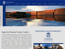 Tablet Screenshot of lopez-castro.com.mx